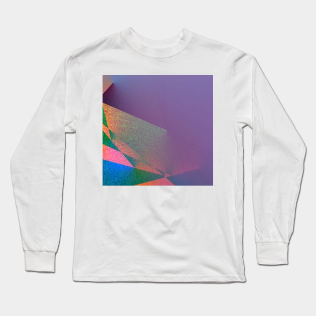 colorful abstract texture background pattern Long Sleeve T-Shirt by Artistic_st